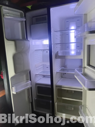 Samsung double door fridge model-RS21HFLBG